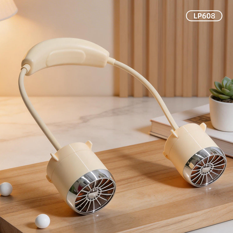 Portable Neck Fan with Flexible Design Bowlift