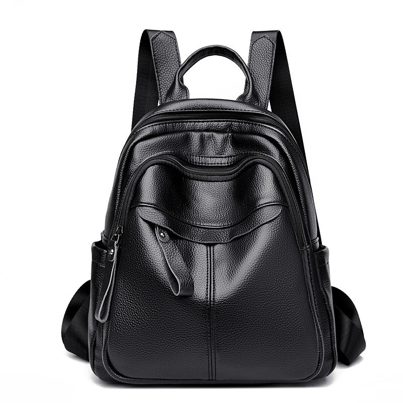 Multi-Compartment Textured Backpack Bowlift