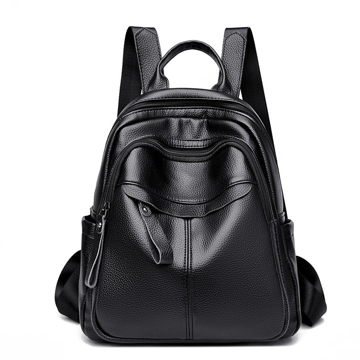Multi-Compartment Textured Backpack Bowlift