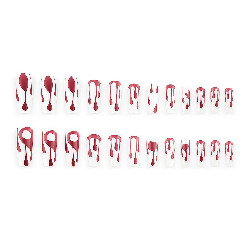 Creative drop design artificial nails Bowlift