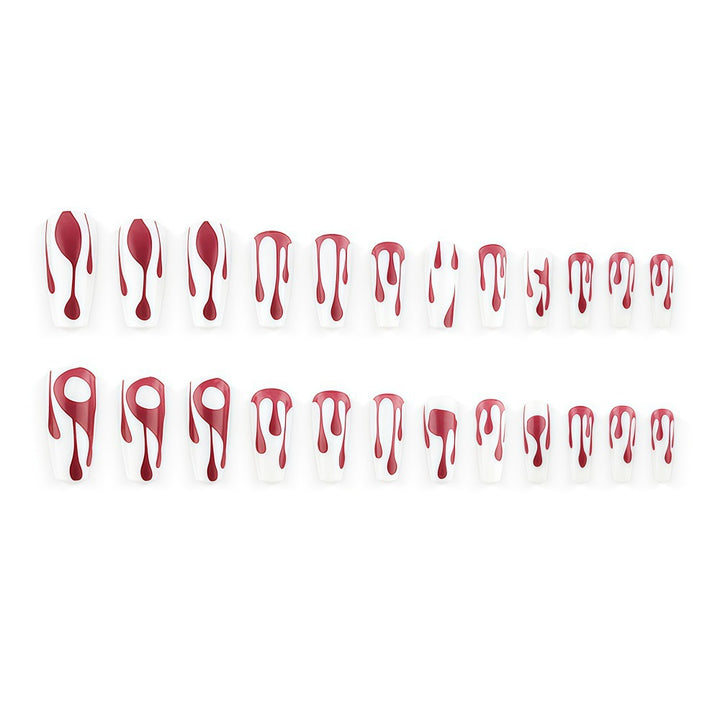 Creative drop design artificial nails Bowlift