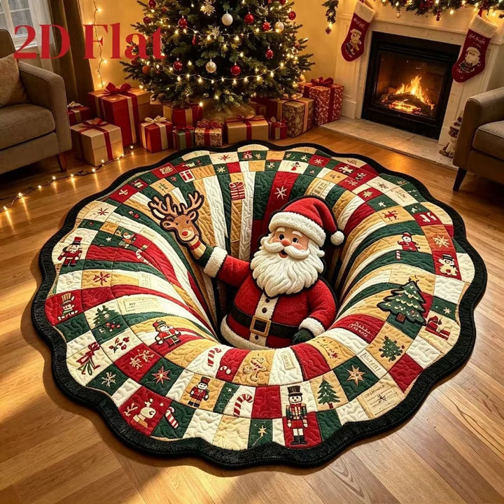 Festive Holiday-Themed Area Rug for Home