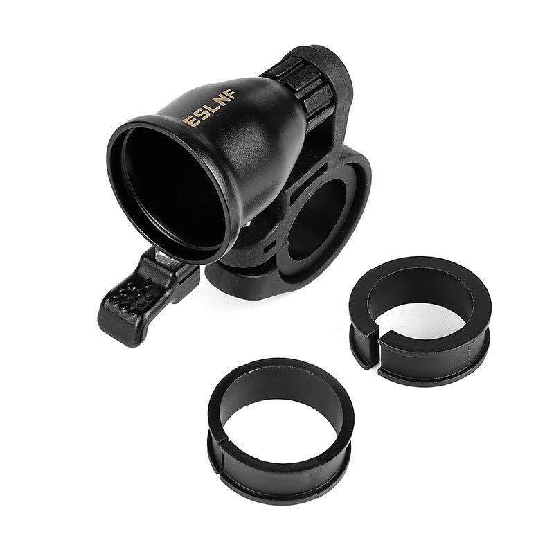 compact universal bicycle handlebar bell with adjustable clamp and silent lever Bowlift