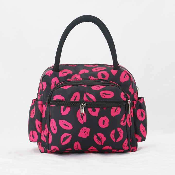 Cat Pattern Insulated Lunch Tote Bowlift