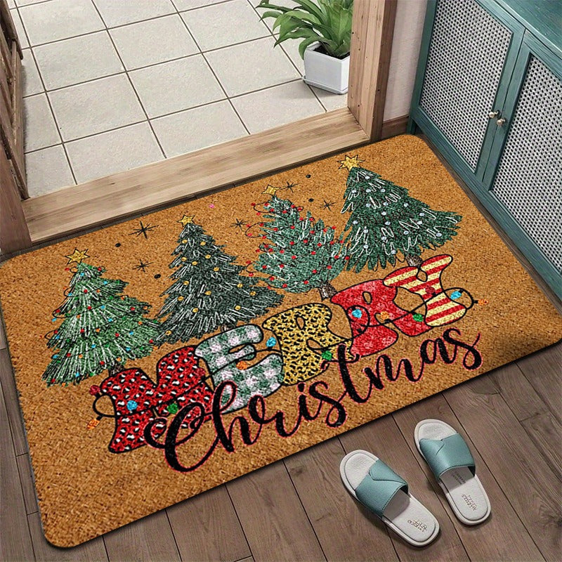 Festive Holiday Door Mat Bowlift