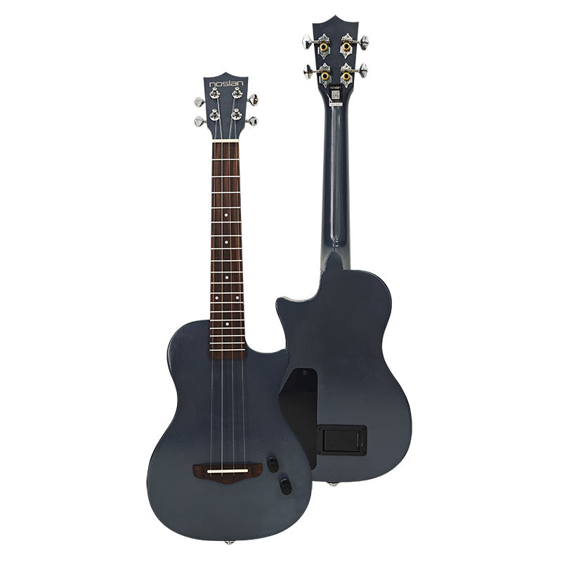 Acoustic Electric Ukulele with Built-in Pickup Bowlift