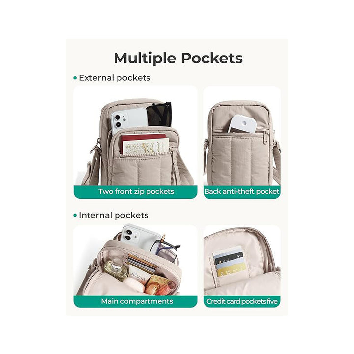 Practical and Stylish Mini Crossbody Bag Bowlift