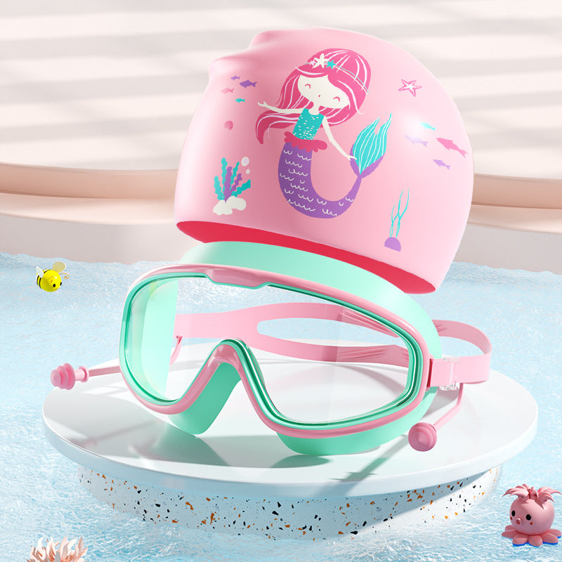 Kids Fun Tiger-Themed Swim Set Bowlift