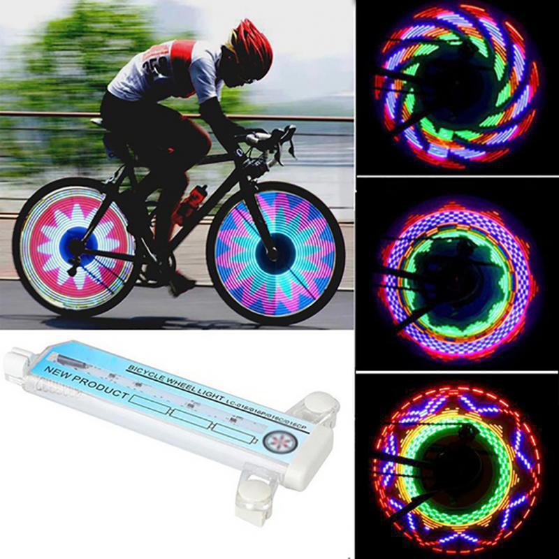 Bicycle LED Spoke Wheel Light Motion-Activated Clip-On Safety Lamp Bowlift