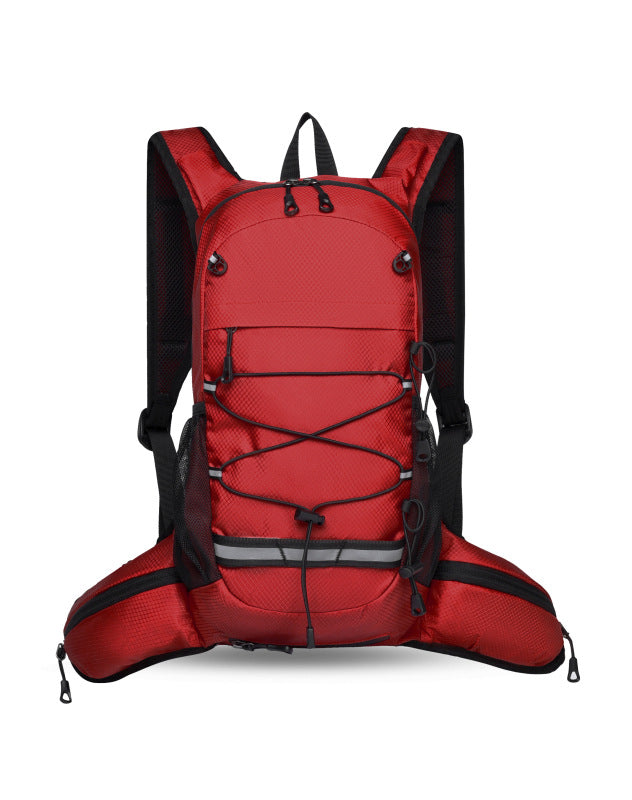 Sporty backpack with breathable mesh inserts and elastic carrying straps Bowlift