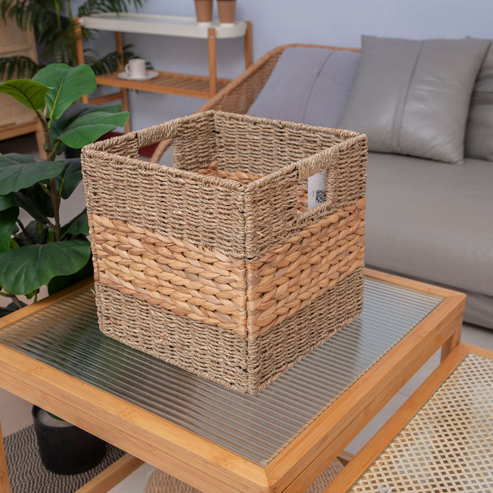 Versatile Woven Storage Basket Bowlift