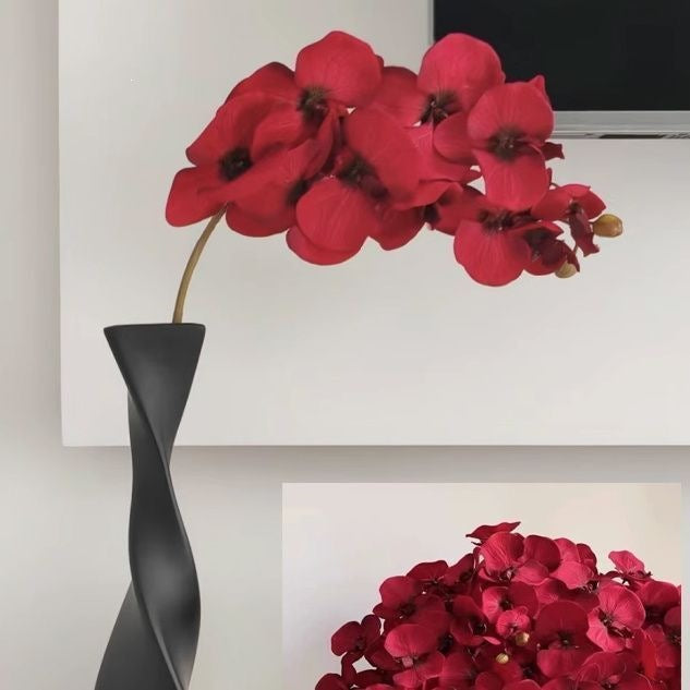 Elegant Faux Orchid Floral Arrangement