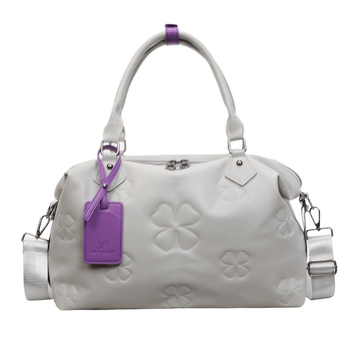 Stylish Floral Embossed Handbag