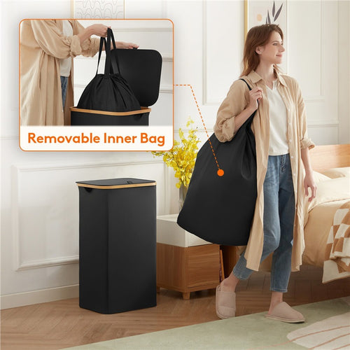 Modern waste bin with detachable inner bag Bowlift