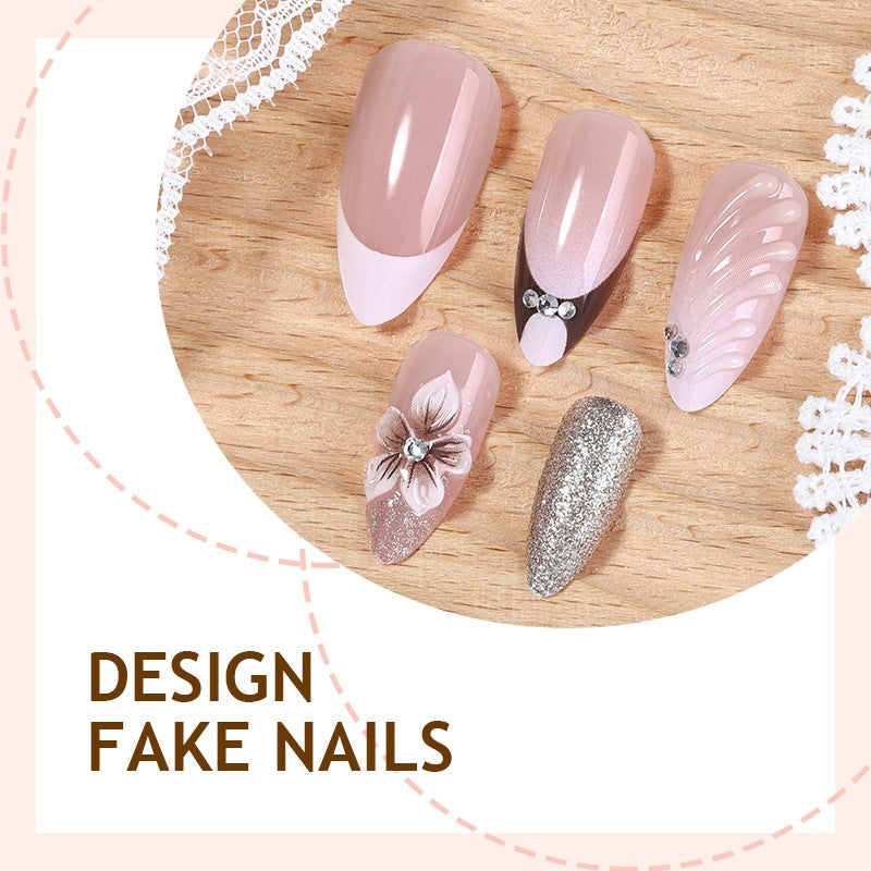 Elegant Artificial Nails Set Bowlift