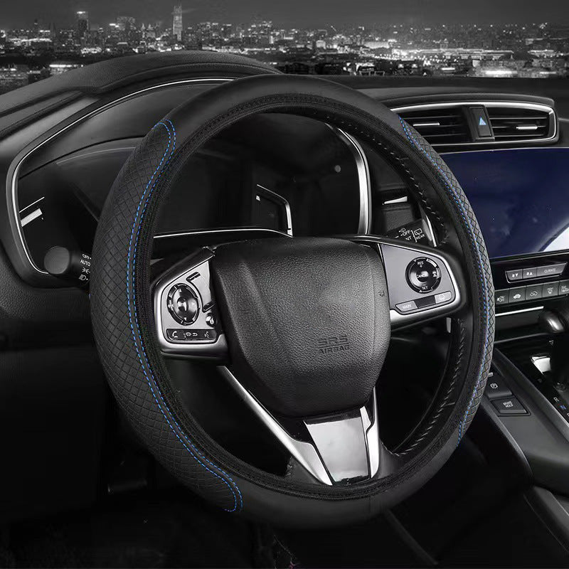 Premium padded steering wheel cover with anti-slip textured grip Bowlift
