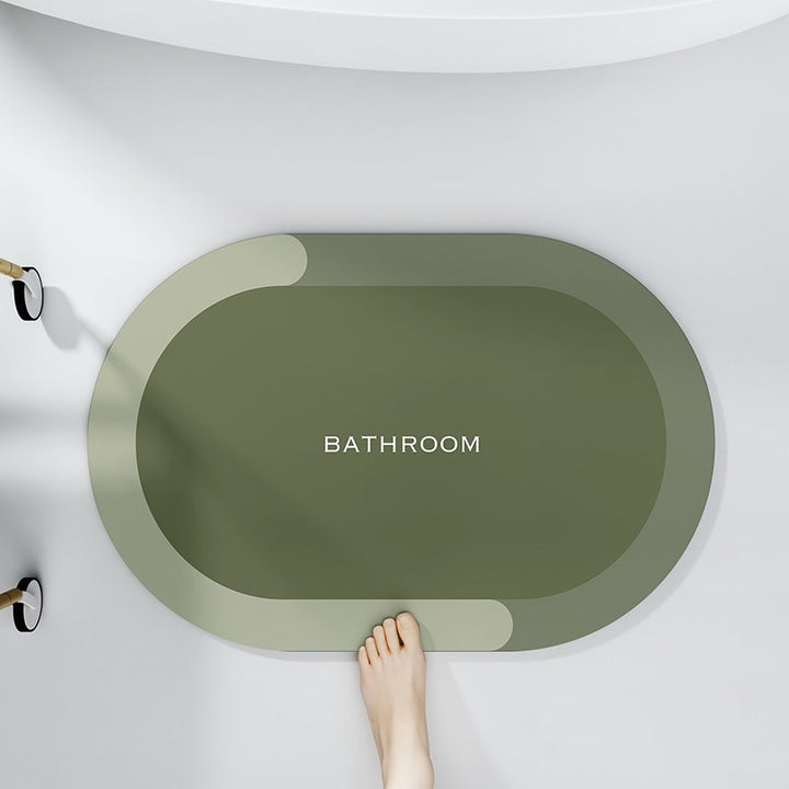 Contemporary Abstract Bathroom Mat Bowlift