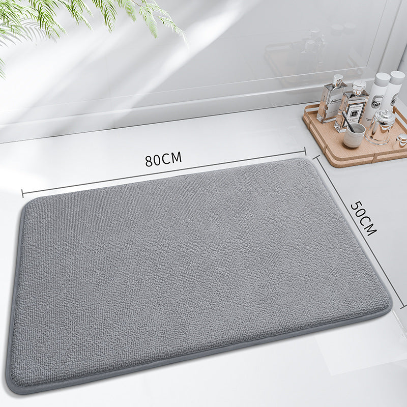 Plush Microfiber Bath Rug Bowlift