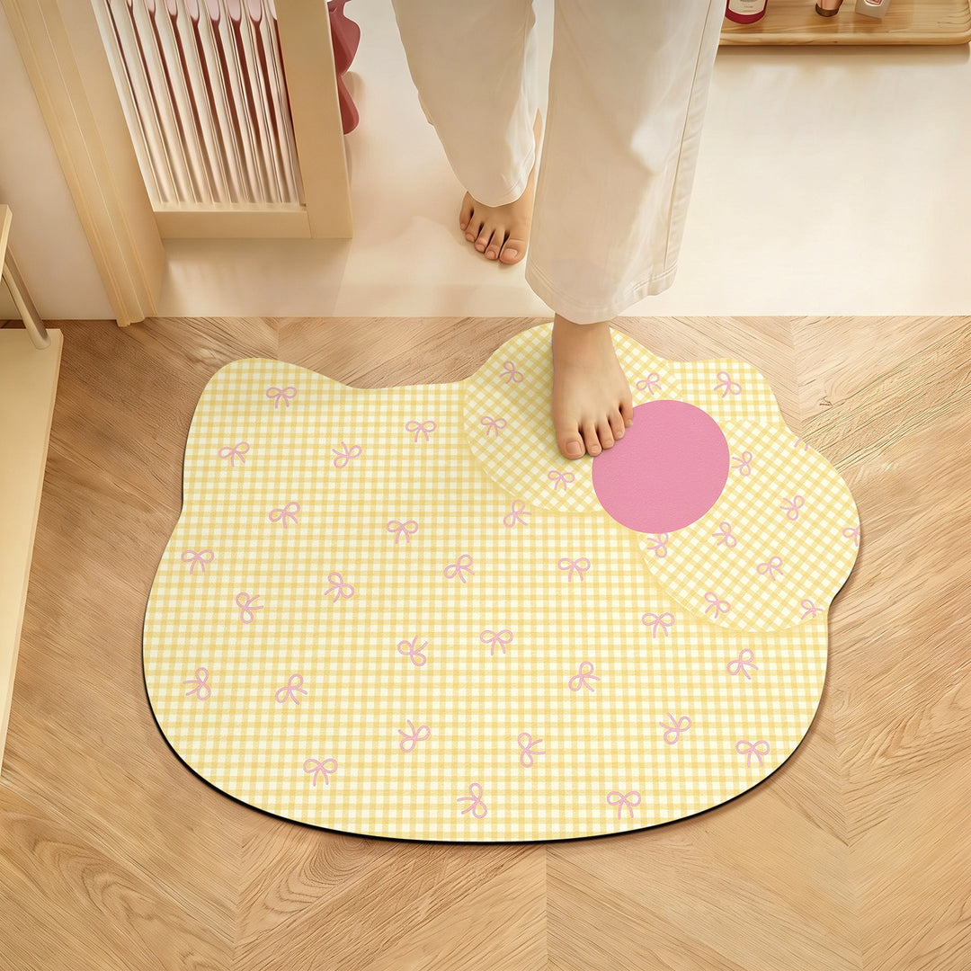 Cute Floral Shaped Bath Mat