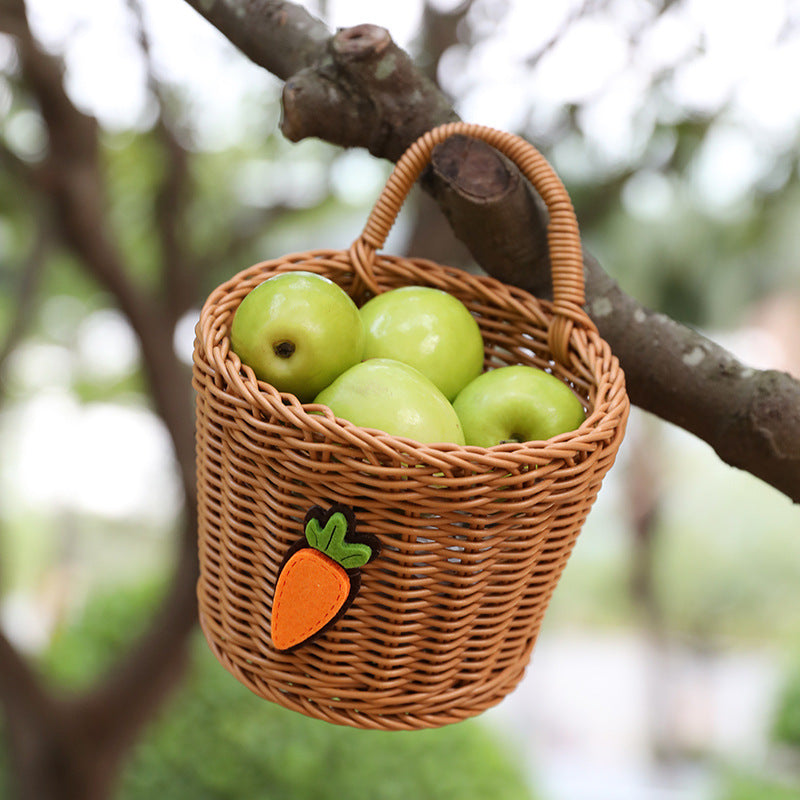 Handcrafted Woven Storage Basket with Ergonomic Handles Bowlift