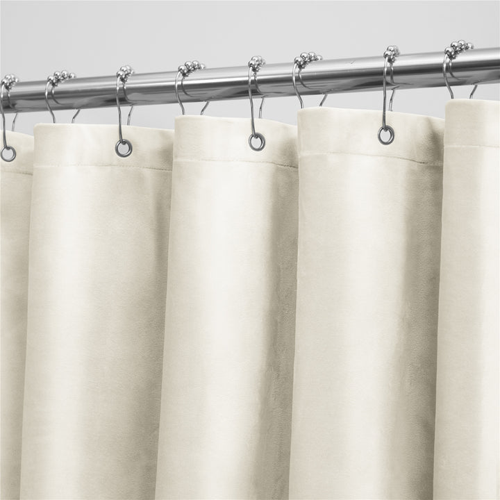 Velvet Grommet Top Curtain Bowlift