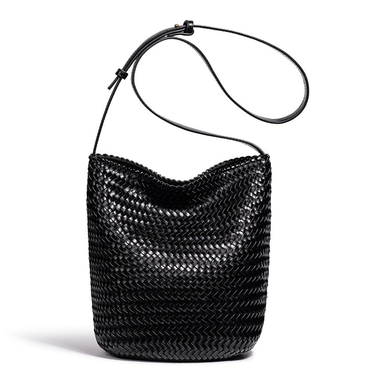 Handcrafted Woven Bucket Bag Bowlift