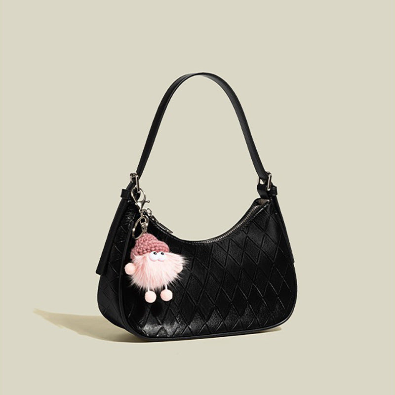 Stylish Quilted Hobo Bag Bowlift