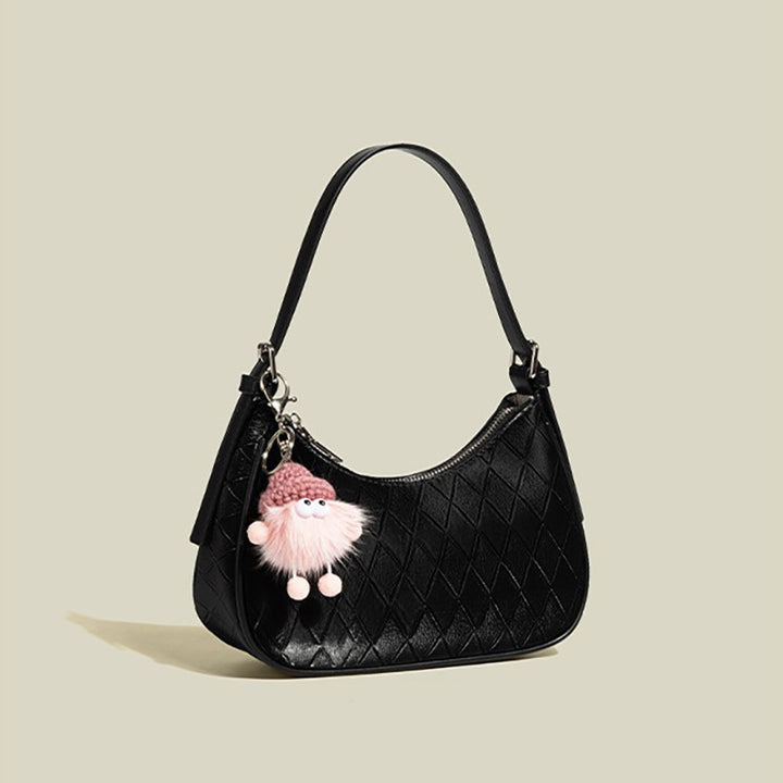 Stylish Quilted Hobo Bag Bowlift
