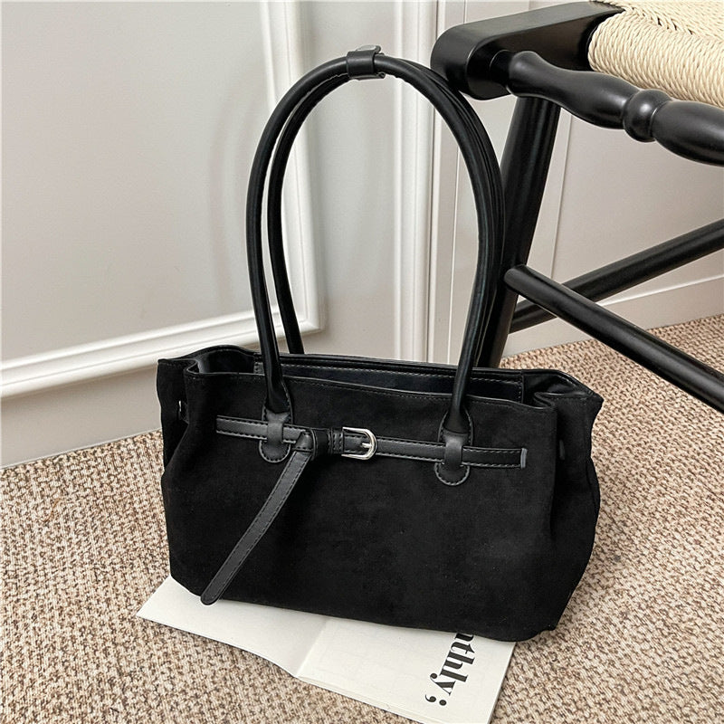 Suede Tote Bag Bowlift
