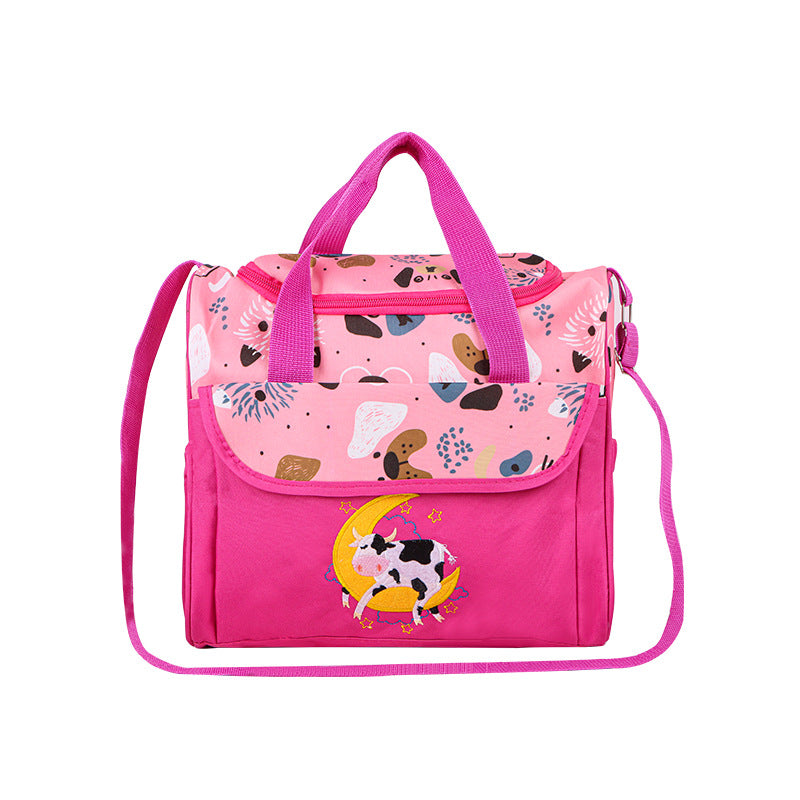 Multifunctional diaper bag with integrated changing mat Bowlift