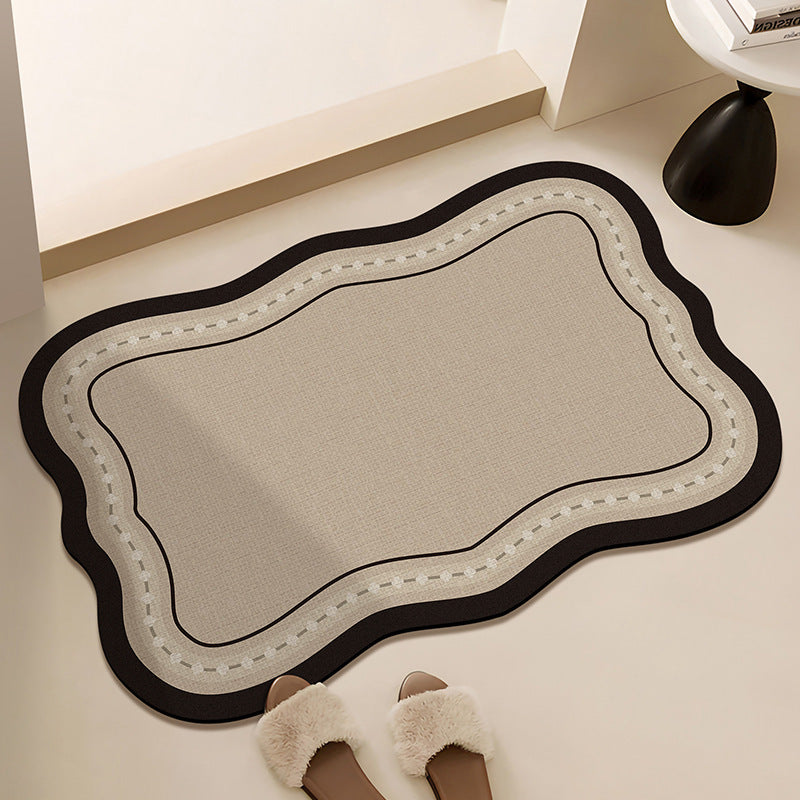 Floral-Printed Bath Runner Bowlift