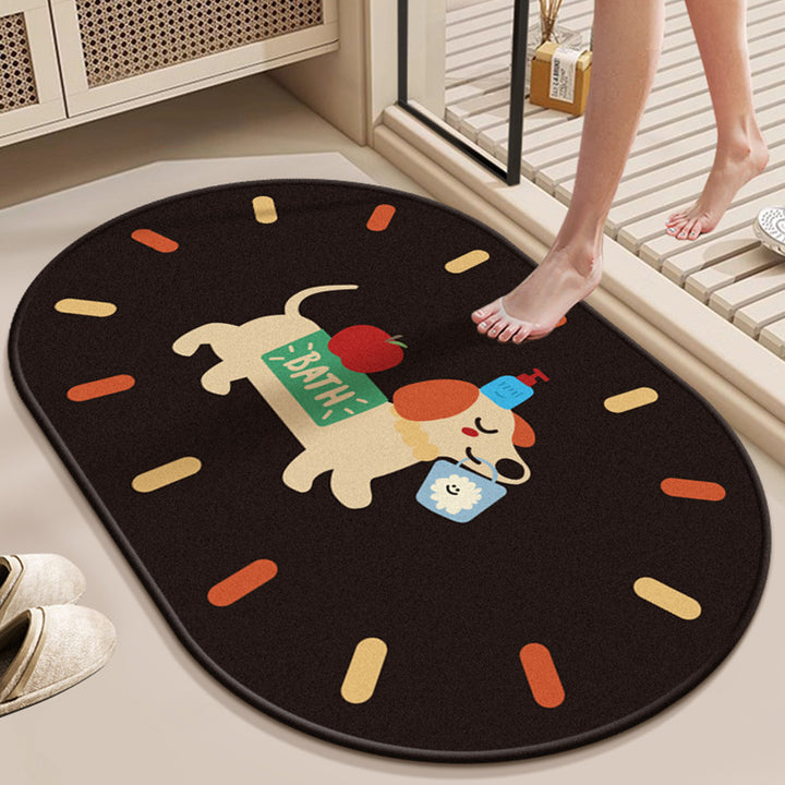 Decorative Area Rug Bowlift