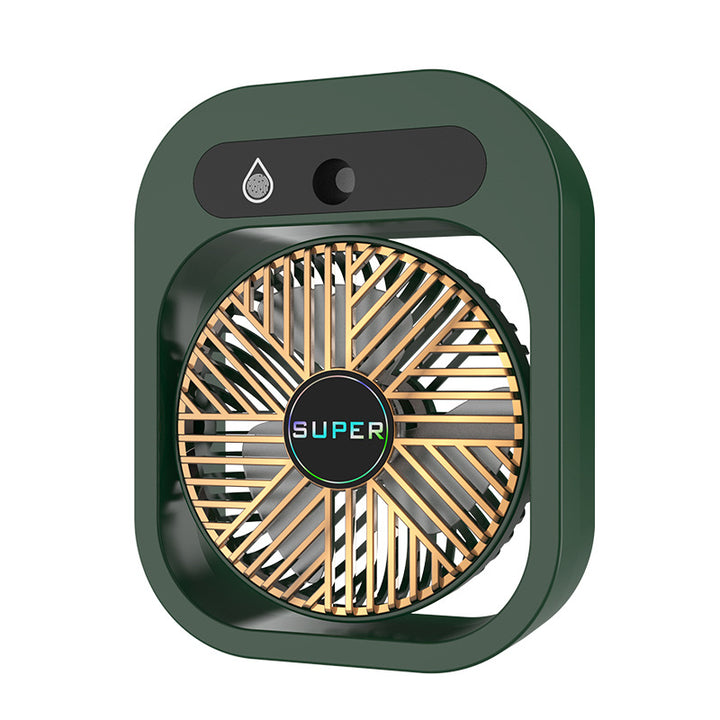 Portable Cooling Fan with Humidifying Function Bowlift