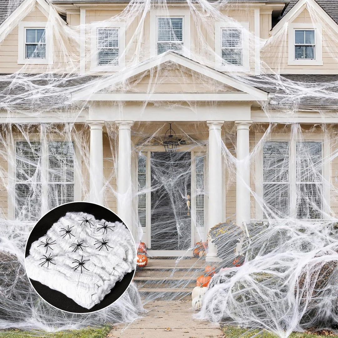 Decorative Spider Web Glow-In-The-Dark Set Bowlift