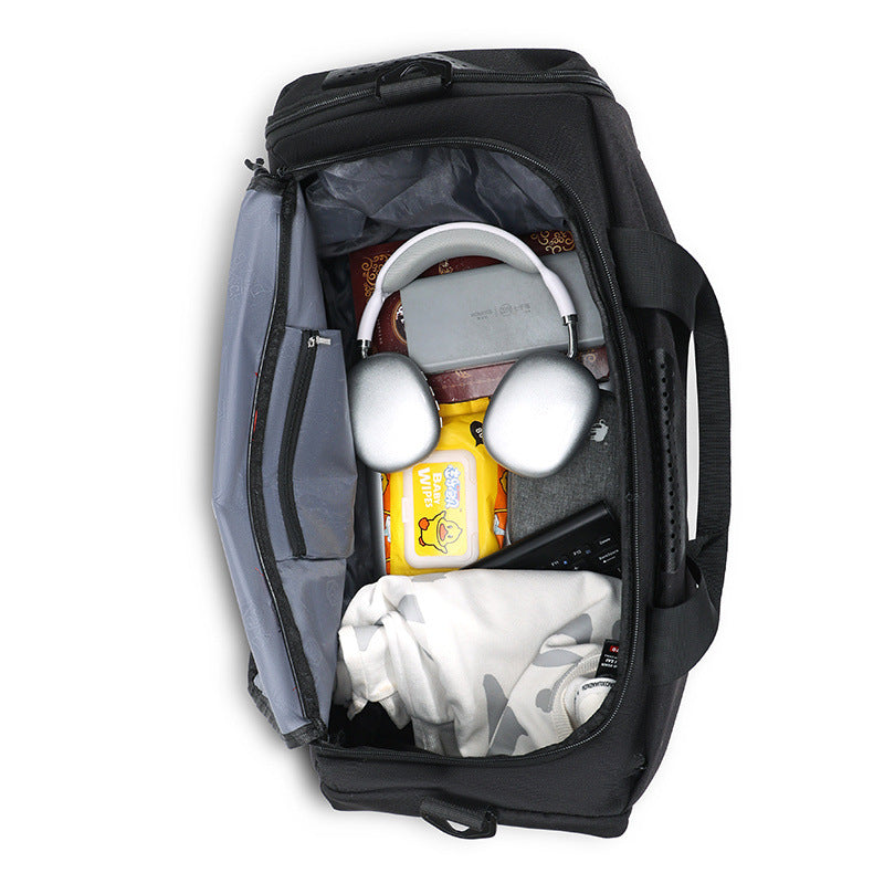 Men's sporty travel bag with ample storage space and detachable shoulder strap Bowlift