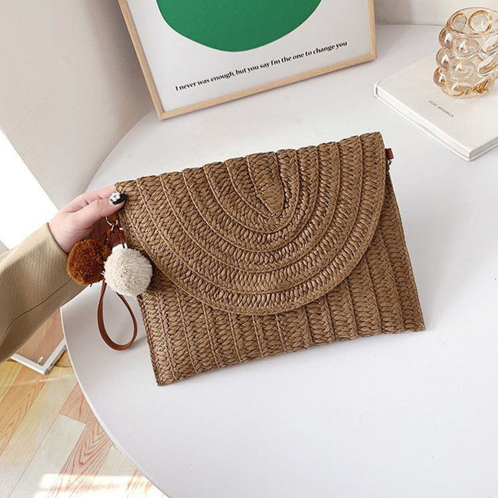 Stylish and Handmade Clutch Bag Made of Natural Material Bowlift