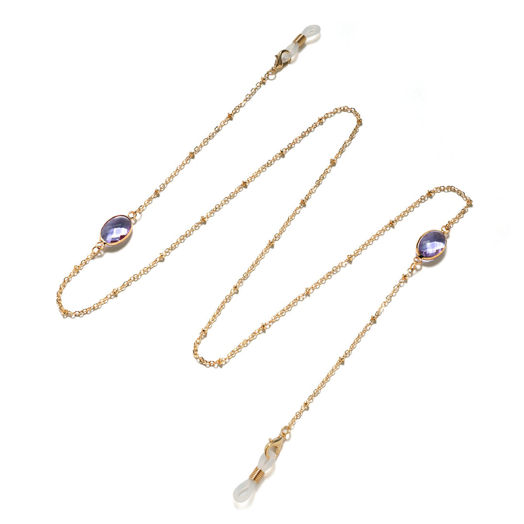 Elegant Gemstone-Embellished Eyewear Holder Bowlift