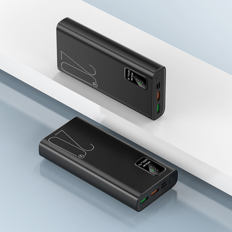 Power bank with intelligent charging concept and digital capacity display Bowlift
