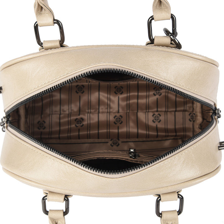 Elegant Structured Satchel Bowlift