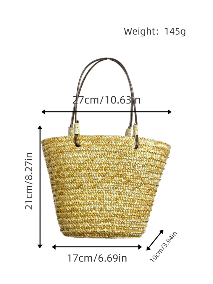 Handbag with Double Braided Straps Bowlift