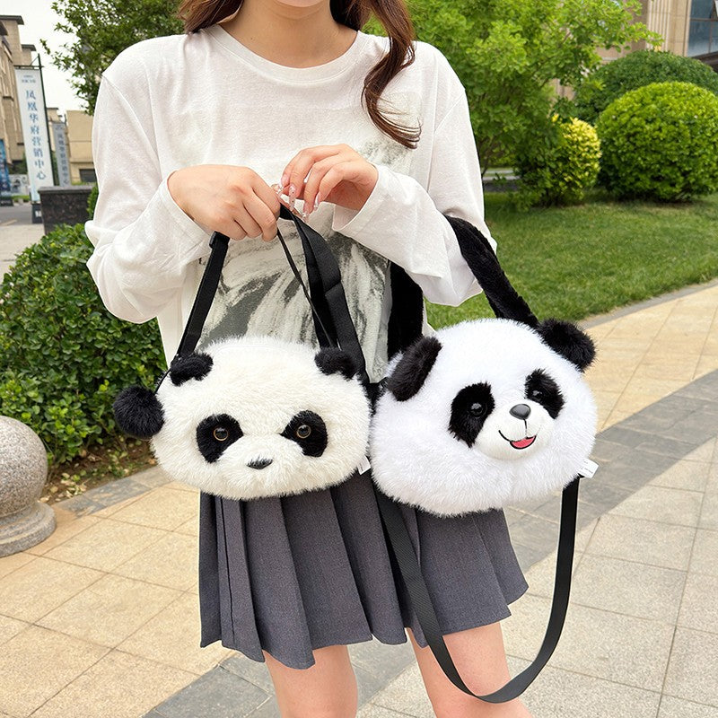 Plush Panda Handbag Bowlift