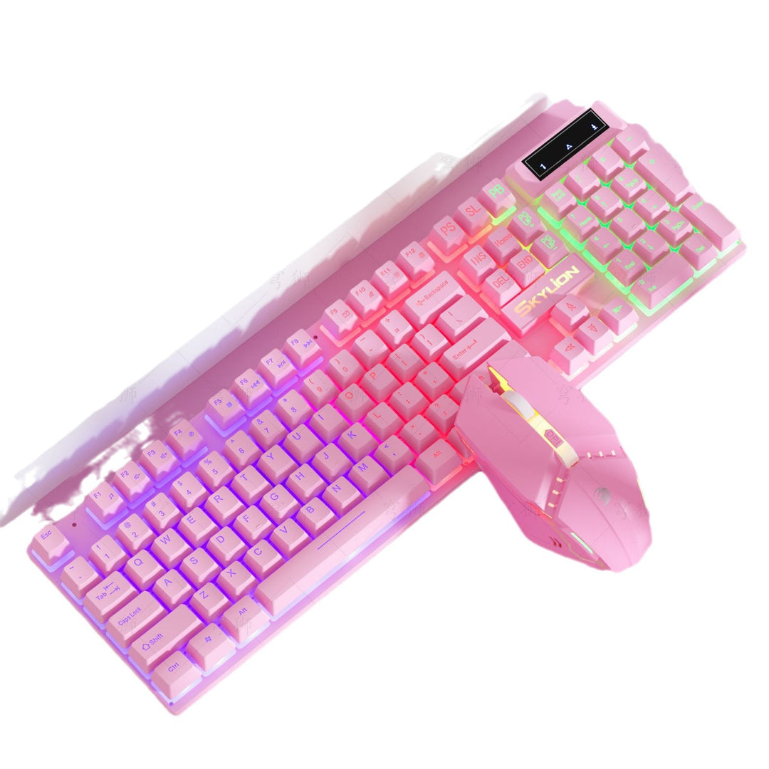 RGB Gaming Keyboard, Headset, and Mouse Set Bowlift