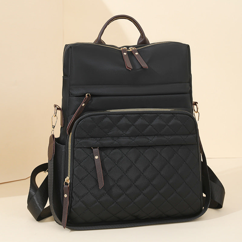 Quilted Multi-Compartment Backpack Bowlift