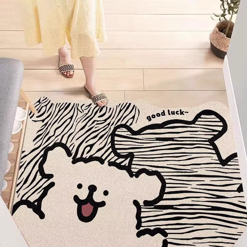 Fun Cat-Themed Indoor Mat Bowlift