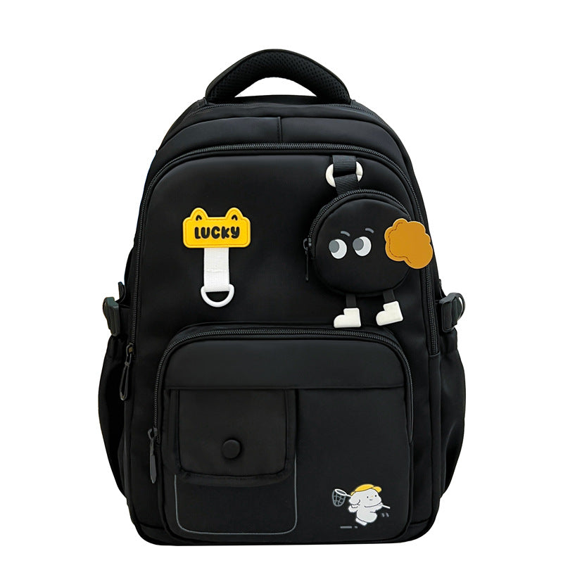 Playful Character Design School Backpack Bowlift
