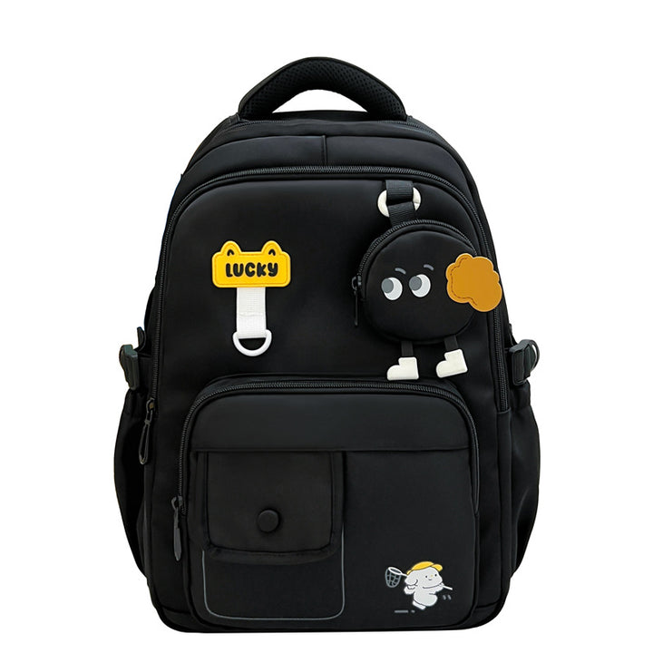 Playful Character Design School Backpack Bowlift