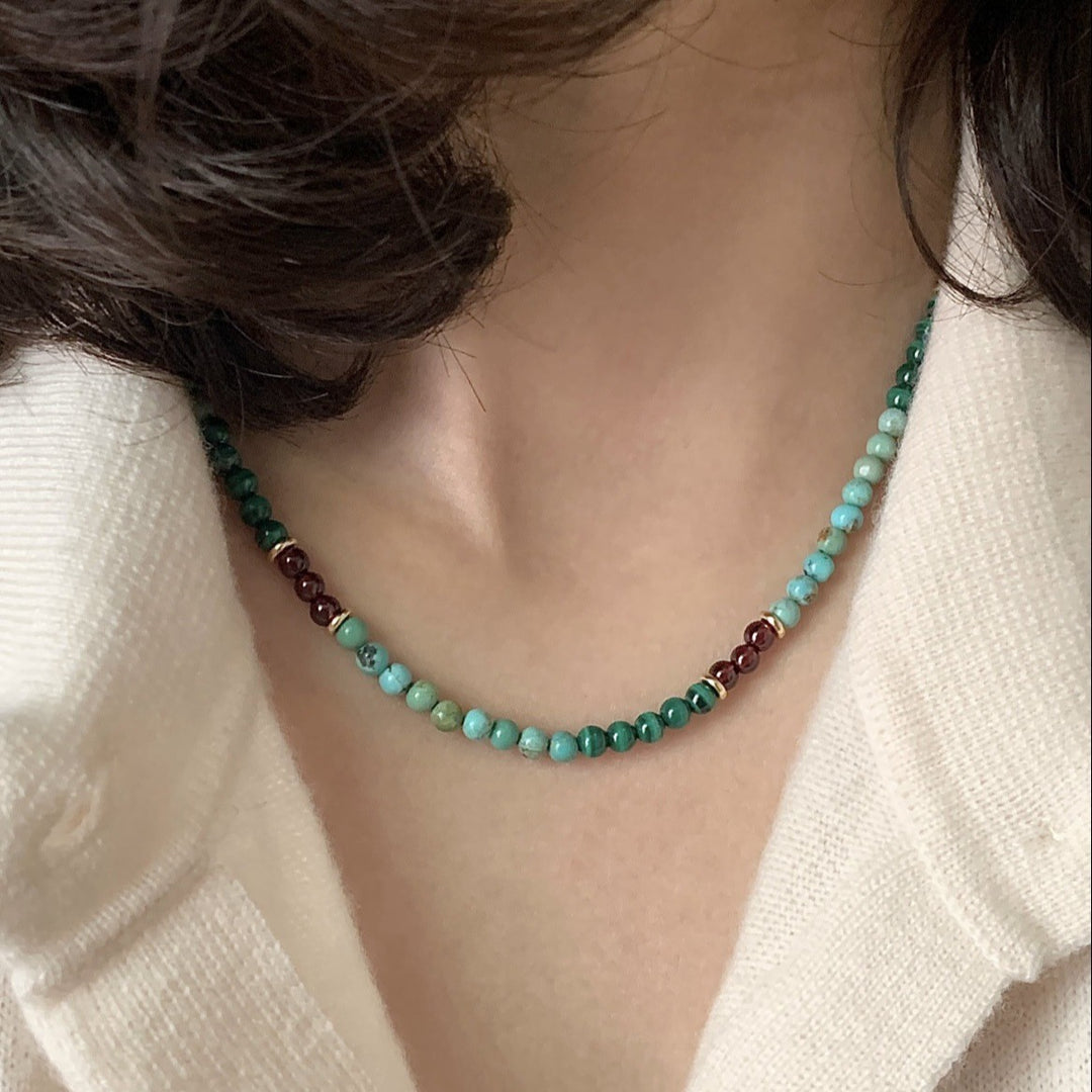 Natural Beaded Necklace Bowlift