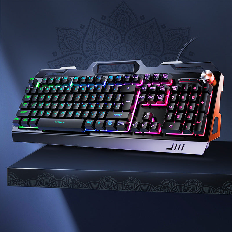 Gaming Keyboard and Headset Bowlift