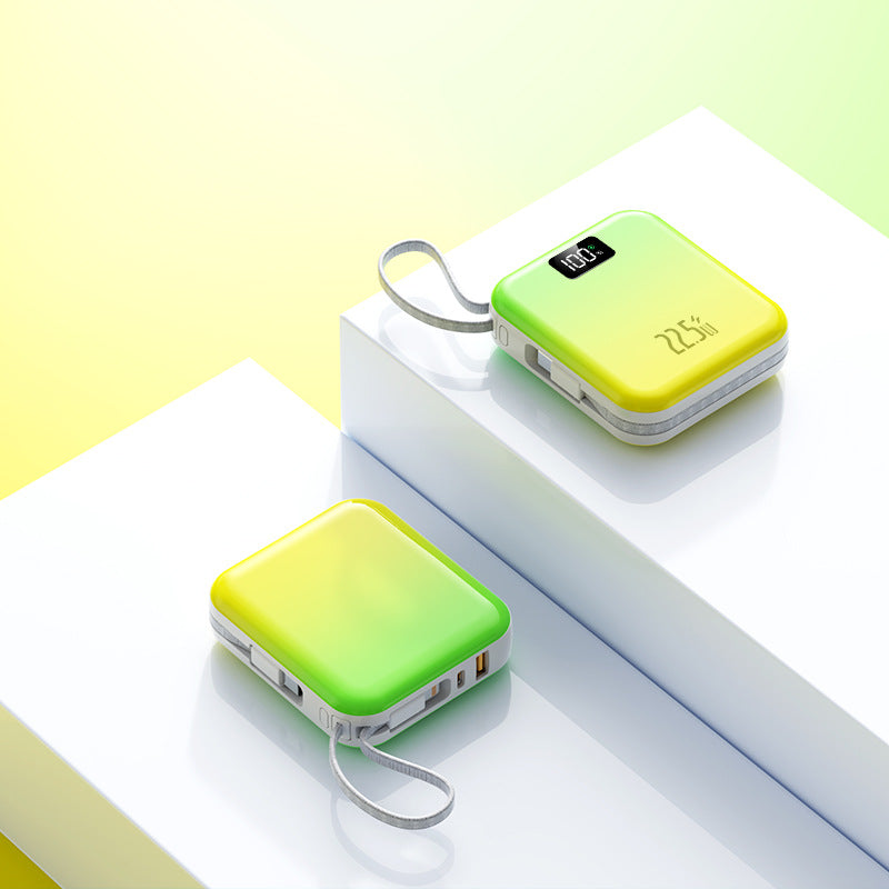 Portable power bank with digital display Bowlift