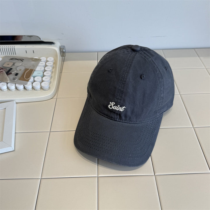 Women's Vintage-Inspired Casual Twill Cap Bowlift